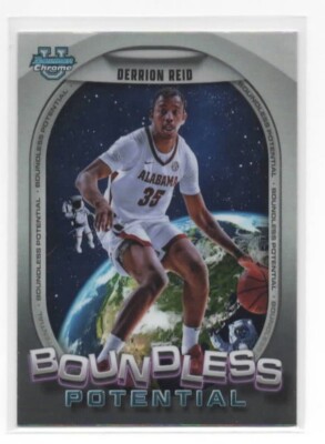 2024-25 Bowman U Chrome Derrion Reid Boundless Potential Alabama Crimson Tide