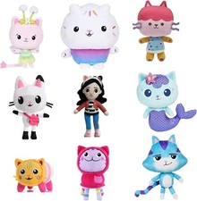 (Blue Bare)Gabby's Dollhouse 9-Pack All Characters Included