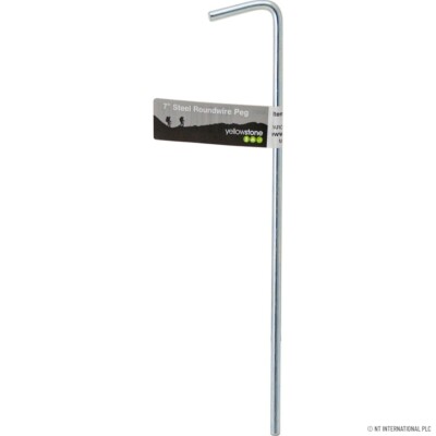 100er PACK STAHL RUNDDRAHT HERING 9 ZOLL CAMPING ZELT BODENPLANE VERZINKT HAKEN