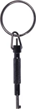 Rothco Black 3" Swivel Handcuff Key With Split Ring