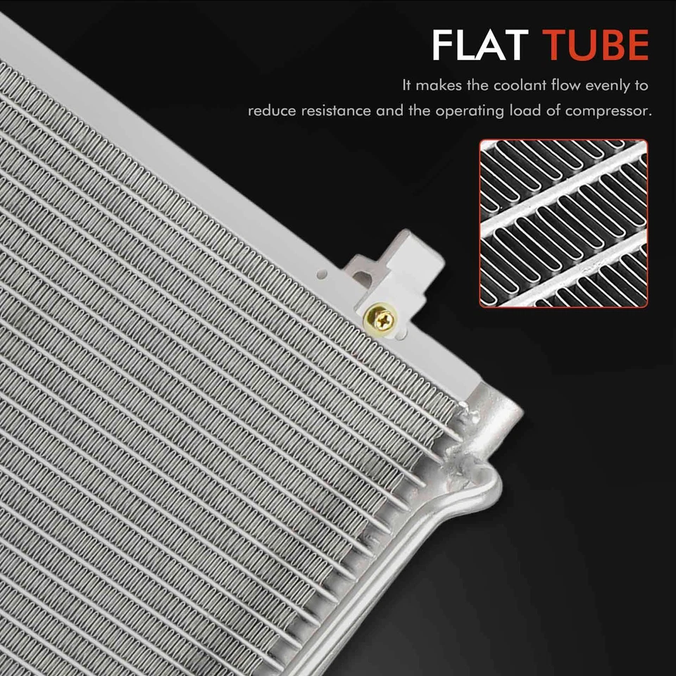 Condensador de aire acondicionado con soporte para INFINITI G20 2000 2001 2002 L4 2,0 L 921107J100 Foto 3 de 4