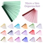 Organza Roll 70cm x 15m Extra Wide Wedding Chair Sash Craft Fabric Ribbon UK