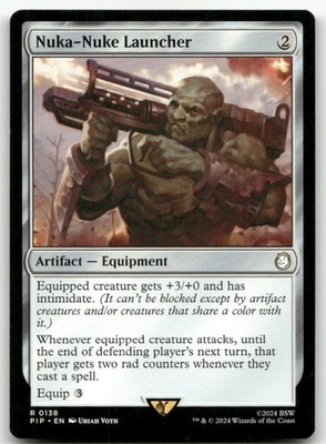 Nuka-Nuke Launcher #138 (LP) Fallout PIP Magic MTG