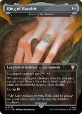 Ring of Barahir - Sword of the Animist - Foil NM MTG Commander: The Lord of t...