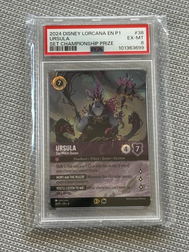 Ursula - Sea Witch Queen graded PSA 6 for sale on eBay