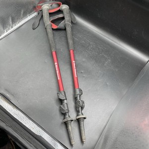 Black Diamond Trail Back Flicklock Trekking Poles 100-140CM Good Condition C Pix