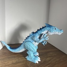 Robo Alive Blue Roaring Ice Dragon Battry Operated Robotic Toy Dragon Zuru