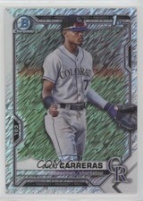 2021 Bowman Chrome Prospects Shimmer Refractor Julio Carreras #BCP-161 0o6v