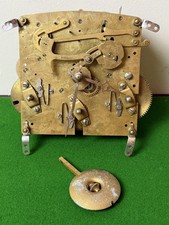 Antique Clock Mechanism Hands Pendulum Made by Perivale Made In England