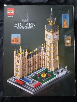 QS08 Big Ben Gebäude Sammlung Alter 6+ 4500+ Teile Brandneu Versiegelt