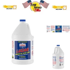 Lucas 10279 Engine Oil Stop Leak - 1 Gallon for Ultimate Engine Protection