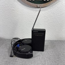 Sony ICF-P26 FM/AM Handheld Portable Pocket Radio W/ Headphones Tested