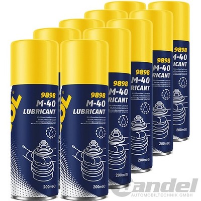 10x 200 ml MANNOL M-40 ROSTLÖSER MULTIFUNKTIONS-SPRAY KRIECHÖL MULTIFUNKTIONSÖL
