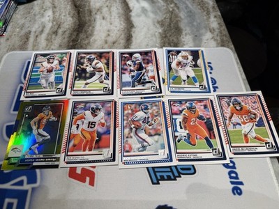 9 CARD DENVER BRONCOS LOT GOLD HOLO DONRUSS BO NIX CORTLAND SUTTON TROY FRANKLIN