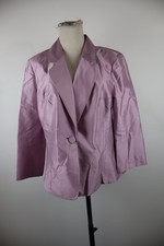 LUISA SPAGNOLI GIACCA BLAZER DONNA TG 48 WOMAN VINTAGE JACKET CASUAL SETA SILK