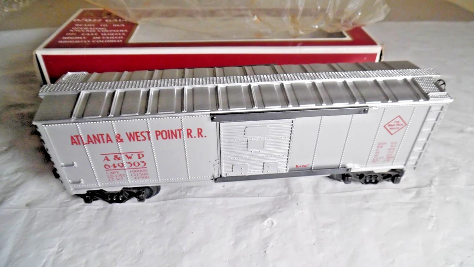 K-Line K-649303 Atlanta &West Point 0/027 Classic Boxcar -Used -Original Box - Image 3 of 4