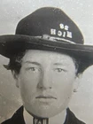 Original 9th Plate Civil War Soldier Tintype - 28th Michigan Infantry Hat Brass