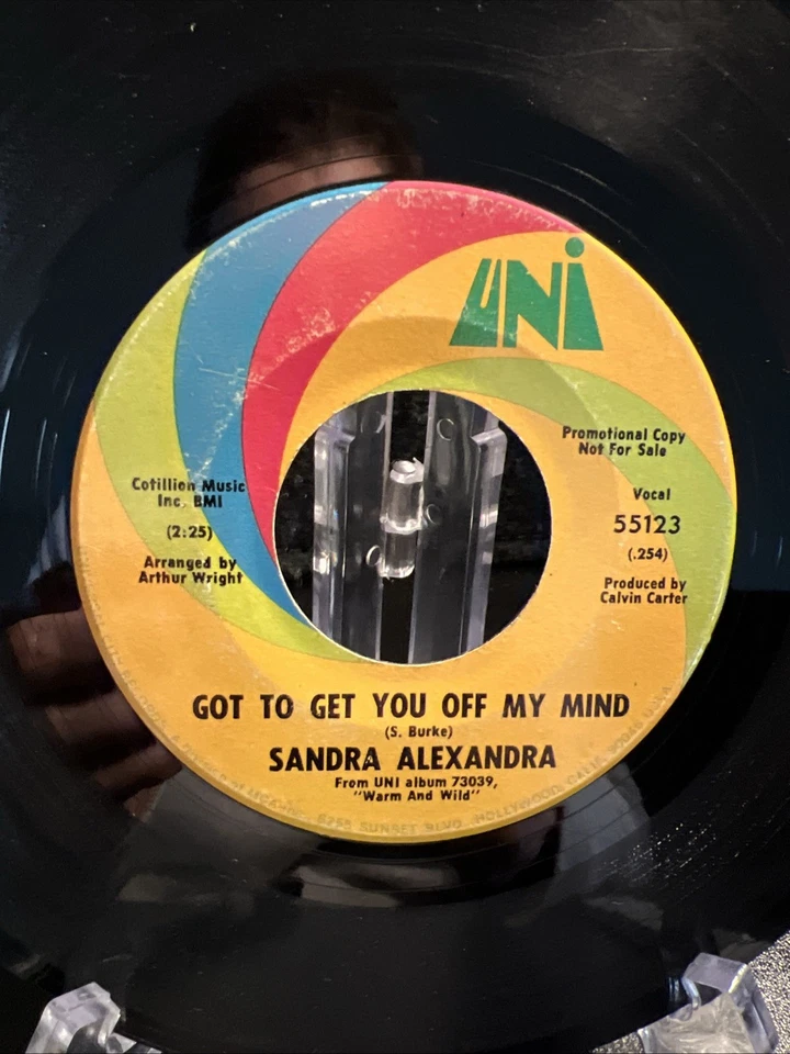 Сандра Александра, 55123, «Ooh Baby я люблю тебя» США, 7 «45, промо, 1969 глубокий душа - Изображение 4 из 4