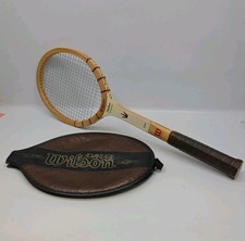 Wilson Vintage The Jack Kramer Autograph Wood Tennis Racquet With Cover