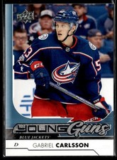 2017-18 Upper Deck Young Guns Gabriel Carlsson Rookie #215