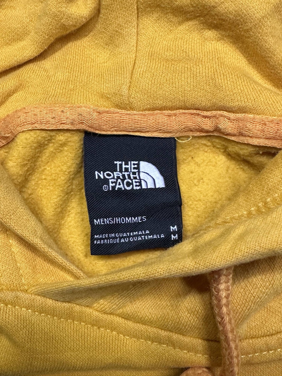The North Face Men’s Hoodie Big Logo Yellow Medium image 3