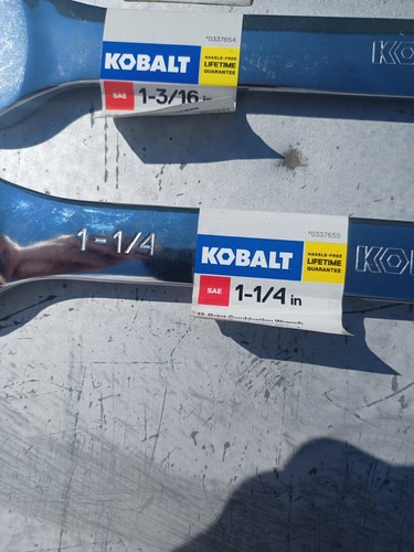 Kobalt SAE 9pc Wrench - 1-1/4, 1-3/16, 1-1/8, 1-1/16, 1, 15/16, 7/8, 11/16, 3/4 - Bild 2 von 10