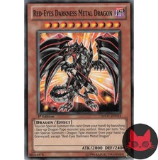 Yugioh Red-Eyes Darkness Metal Dragon SDDC-EN013 Common 1. Auflage NM