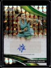 2025 Topps Chrome Victoria Jimenez Kasintseva Auto I Geometric Refractor #CA-VJK