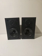 Pinnacle PN-5 + Bookshelf Speakers, Vintage Pair TESTED AND WORKING 