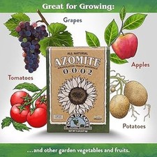 Down to Earth Azomite Powder 0-0-0.2 , 5 LB OMRI listed 2.97 per gallon