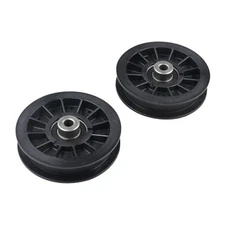 Flat Idler Pulley 116-2456 2Pack Compatible with Toro Titan Mower 74452 74460 