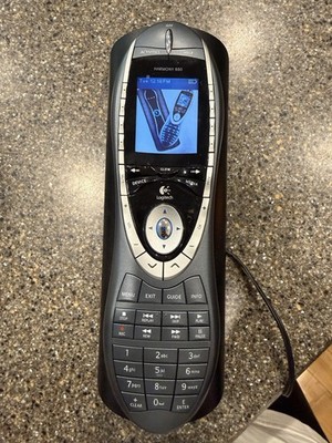 Logitech Harmony 880 Universal Remote Control w/ Charging Base Tested Working