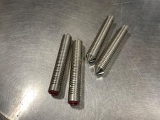 4 Stainless Steel Arc Full Thread Weld Studs NEW READ DESCRIPTION