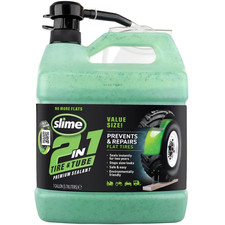 Slime 2-in-1 Tire and Tube Sealant, 1 Gallon - 10195