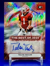 2025 Bowman University's Best Talyn Taylor #BOA-TTA Best Of 2025 Refractor AUTO