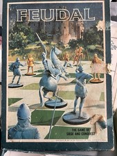 Vintage 1967 FEUDAL Bookshelf Board Game 3M Game of Siege