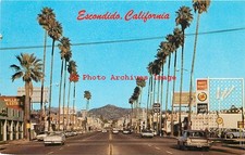 CA, Escondido, California, Grand Avenue, 60s Cars, McGrew Pub No 191389