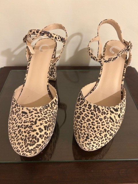 Journee Leopard Pattern Block Heel High Heel Plat… - image 4