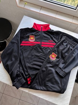 Vintage West Ham United FILA Tracksuit Zip Jacket Pants Soccer