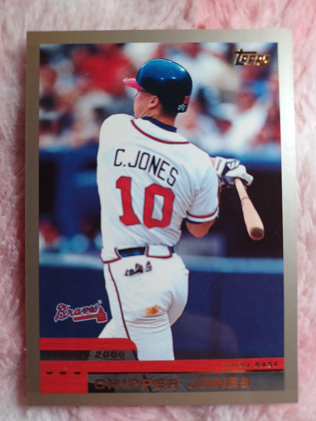 2000 Topps #180 Chipper Jones Atlanta Braves HOF MLB BASEBALL CARD 