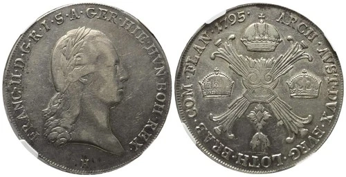 i-650704 Austrian Netherlands 1 Kronenthaler 1795 H. NGC AU 53