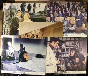 Rare 1971 Vintage ESCAPE FROM THE PLANET OF THE APES Photos Set of 5