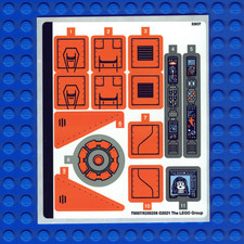 New LEGO Marvel Studios Infinity Saga The Guardians' Ship 76193 Sticker Sheet