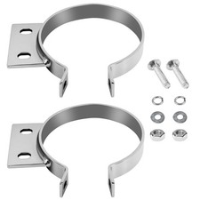 5 Exhaust Stack Mounting Bracket Kit Fits Peterbilt 379 359 Chrome Clamp