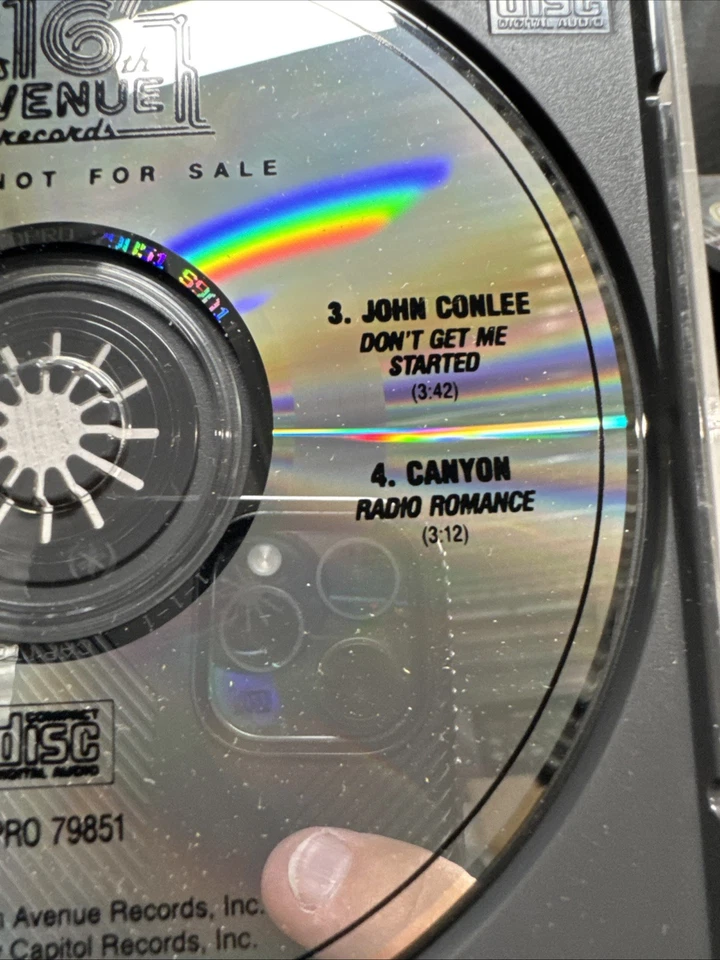 16th Ave Records Promo Cd 1989 Pride Vanwarmer Conlee Canyon - Image 2 of 4