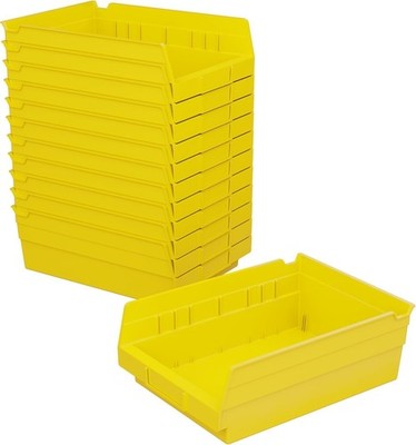 30150 Plastic Shelf Bins, Heavy Duty Stora Bins for Gara,