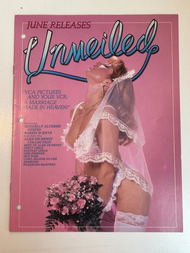 Original 1986 VCA Pictures June Releases Dealer Sales Catalog Brochure Adult
