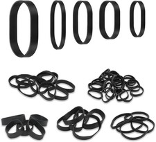 70 Pcs HeavyDuty Rubber Bands 5 Sizes Wide Thick UV Heat Cold Resistant for Out