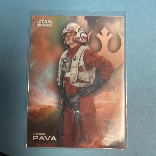 2025 Topps Chrome - Star Wars - Jess Pava #126 Refractor - Picture 2 of 4