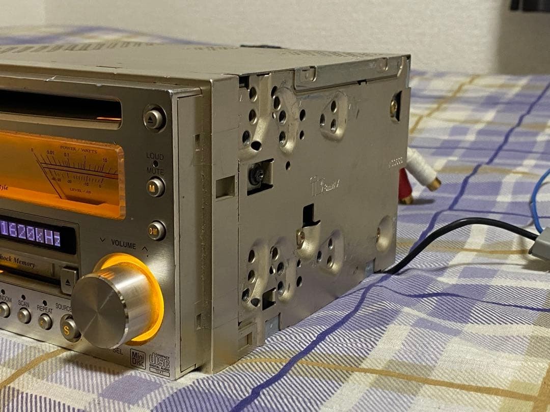 Panasonic CQ-VX5500D CD MD Mini Disc Player Audio Silver car audio